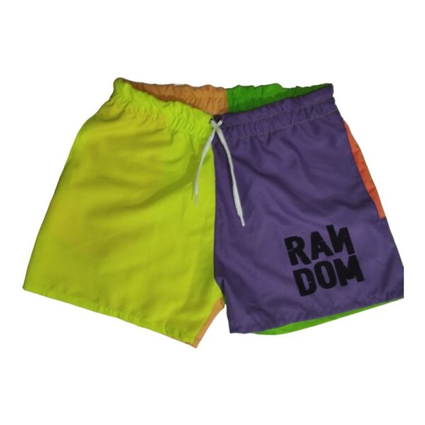 Short de playa multicolor